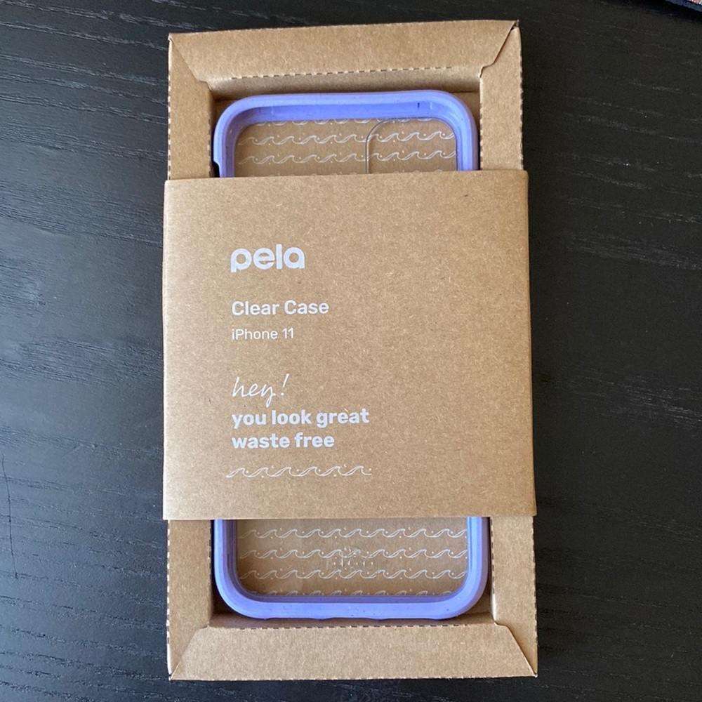 Pela iPhone11 Clear phone case - lavender ridge